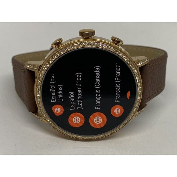 Fossil Gen 4 Authentic Digital Dial Smart Watch Custom Band FTW6015 ZA736 - Picture 6 of 12